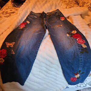 Driftwood Parker Embroidered Jeans
